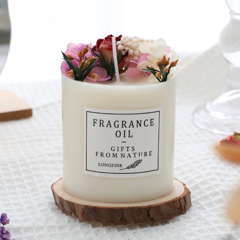 Hot Selling Handmade Candles Various Fragrance Scented Candles White Home Decor Soy Wax for Wedding