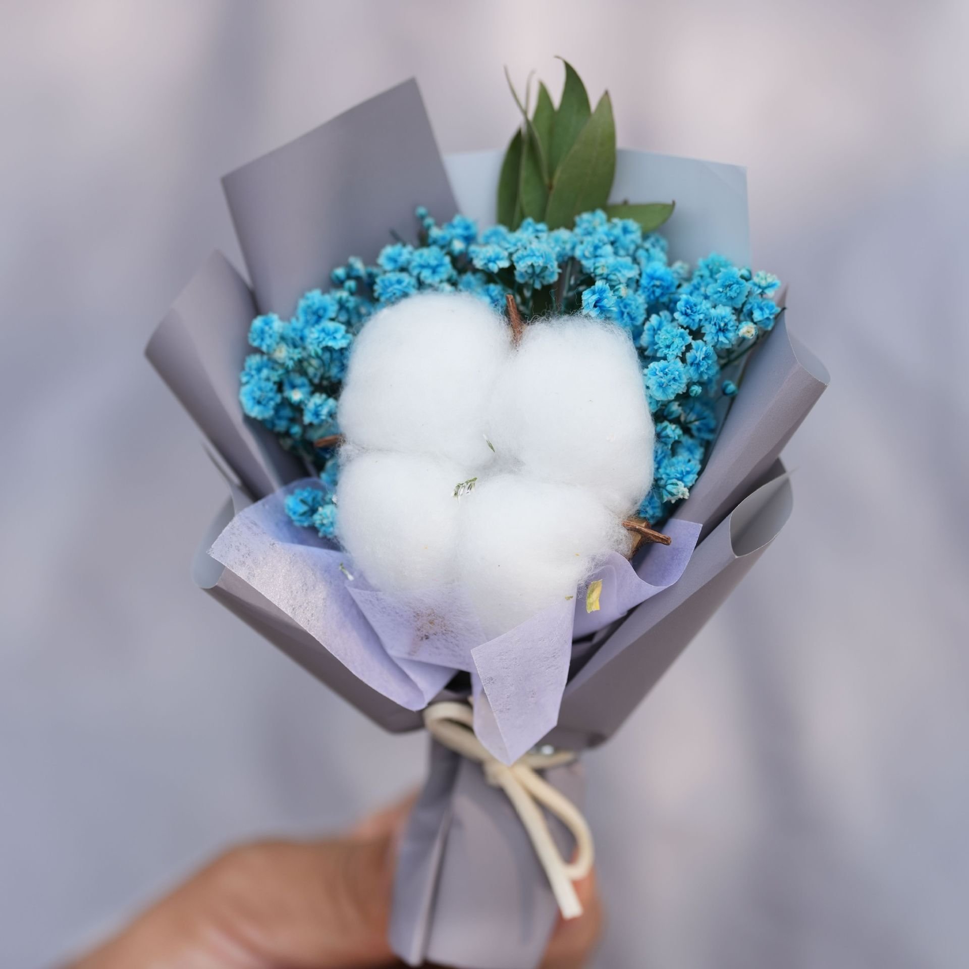 wholesale Valentine's Day natural real purple preserved Mixed Wedding gift preserved roses bouquet flower gift box packaging