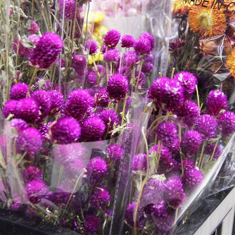 Factory Price Christmas Tree Dried Resin Flower Decoration For Wedding