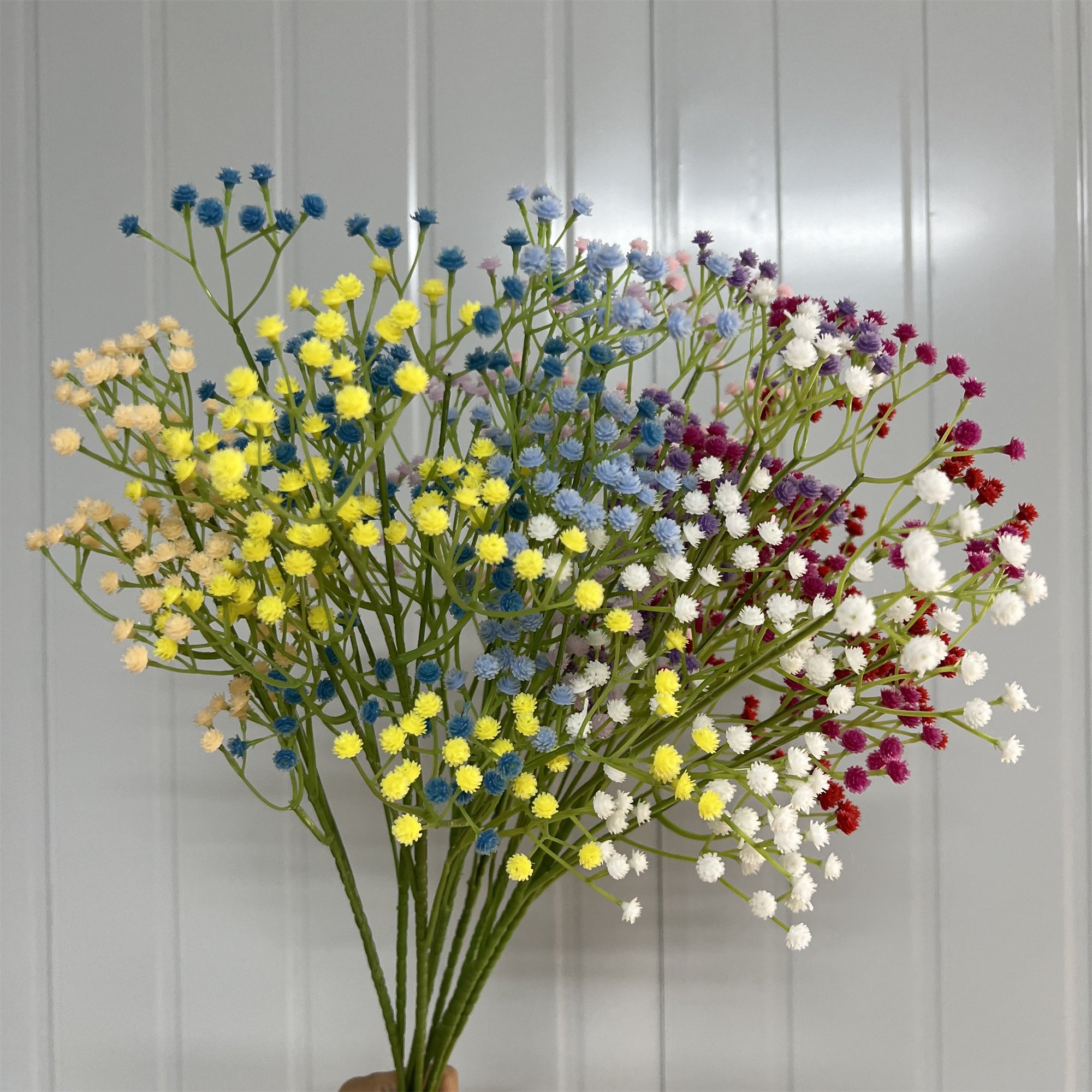 Reasonable Price 108 Soft Glue Star Wedding Hand Dried Flower Photo Props Hotel Wedding Hall Decoration Artificial Gypsophila