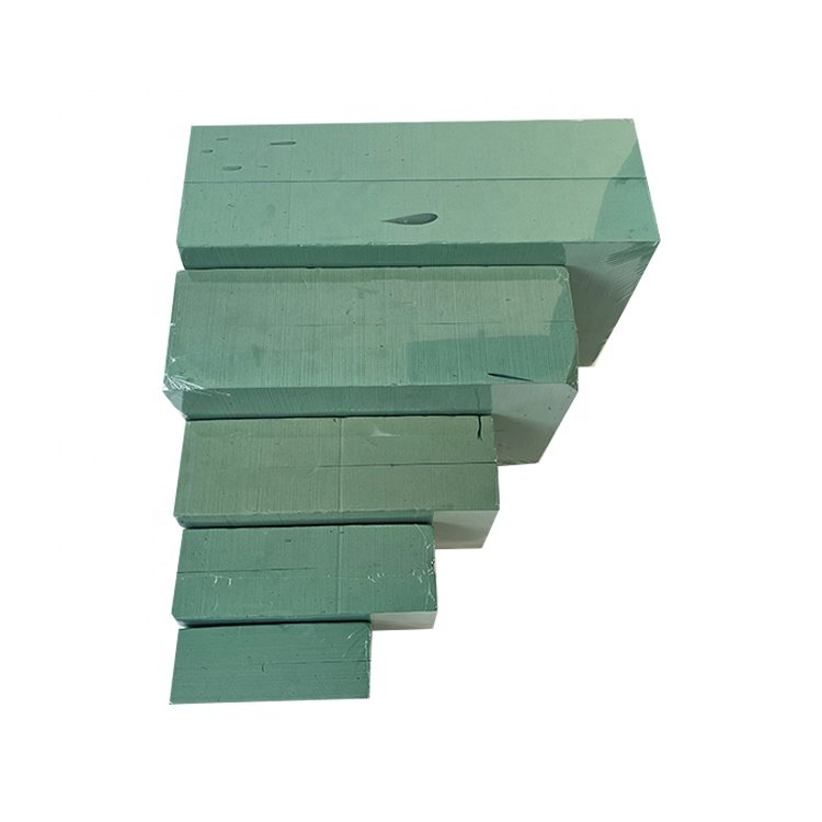 Water-absorbent Custom Logo Green Gray Foam Floral Craft Wet Foam for Home Garden
