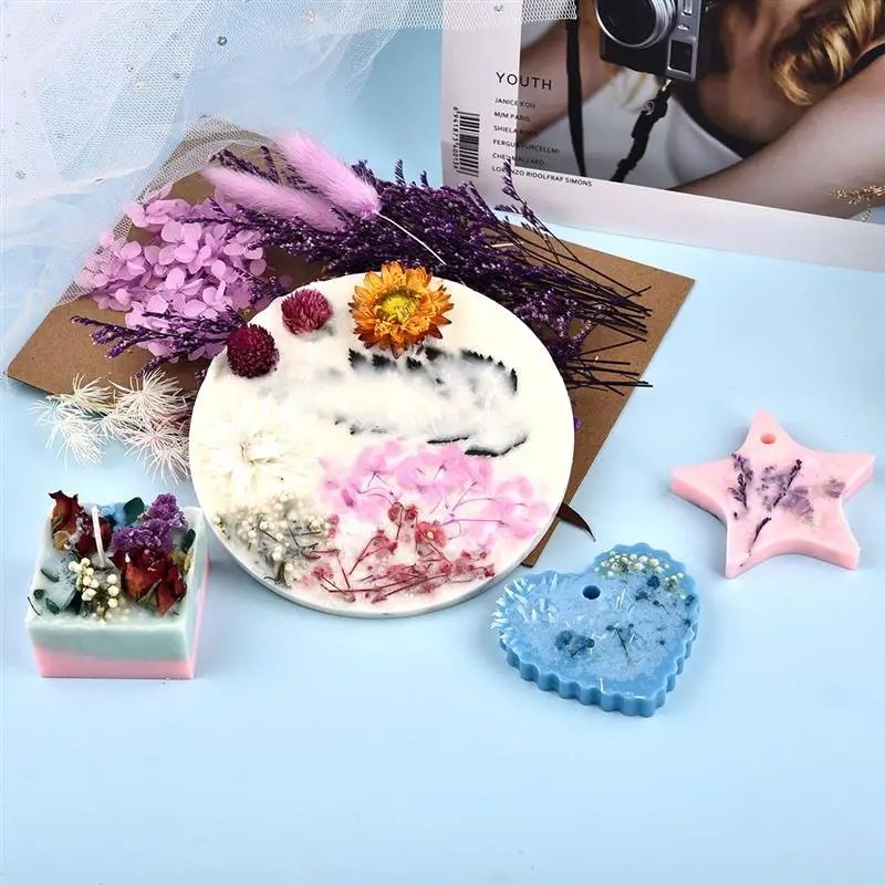 Dried Flowers For Resin UV Resin Filling DIY Epoxy Resin Mold Pendant Jewelry Decorative