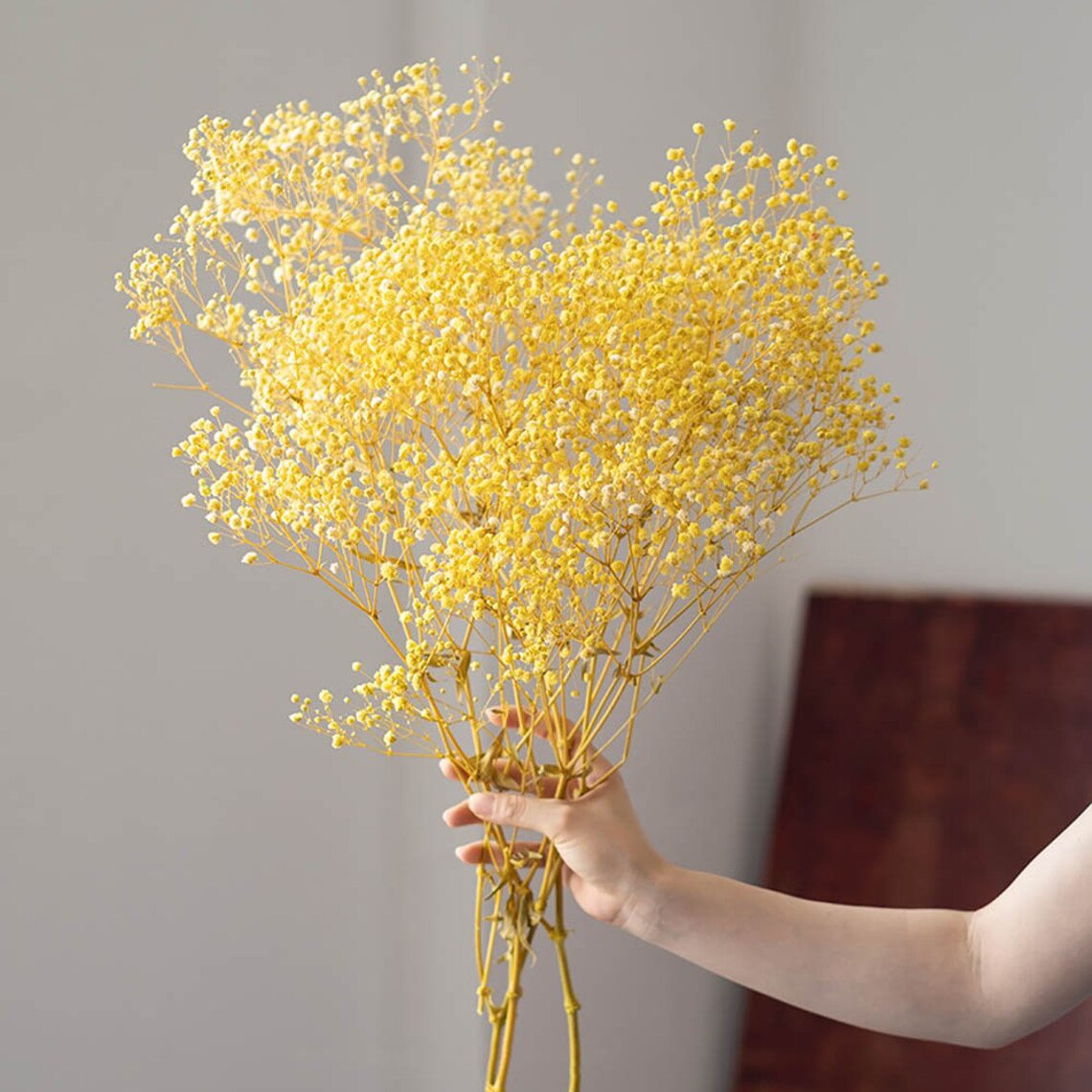 Preserved A-Grade Gypsophila Baby Breath Flower Decoration Wedding Luxury Preserved Baby's Breath Flower for Wedding Bouquet