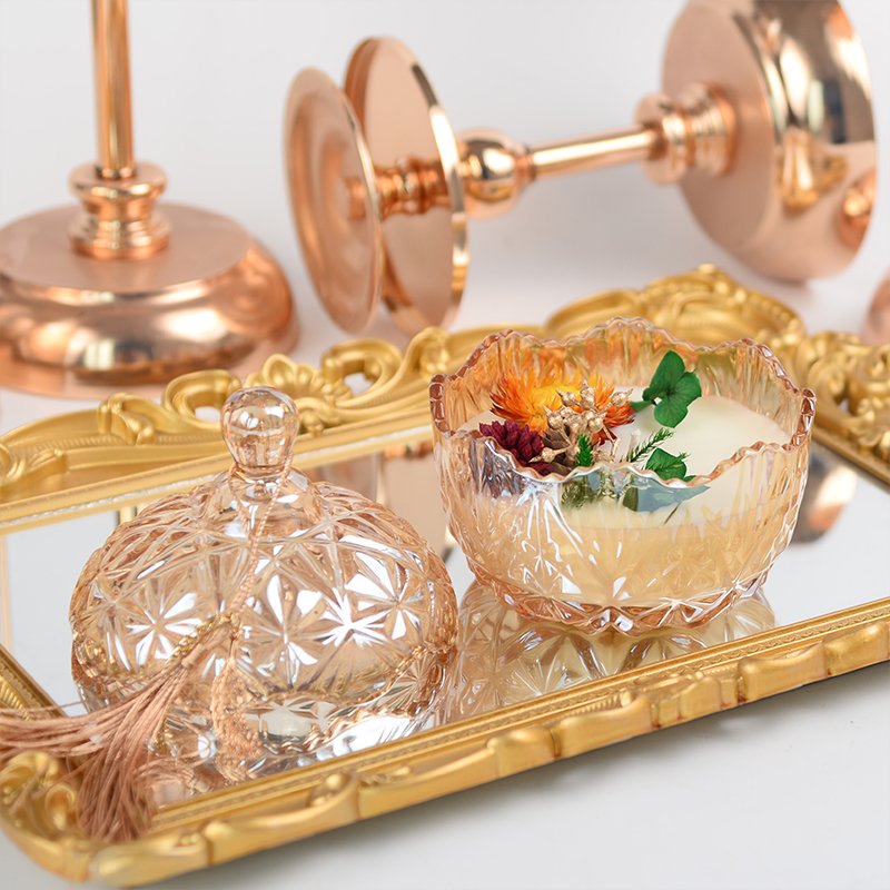 Hot Sale 2024 Organic Soy Wax Scented Candle with Dried Flowers for Weddings Birthdays and Hotels New Condition for Easter