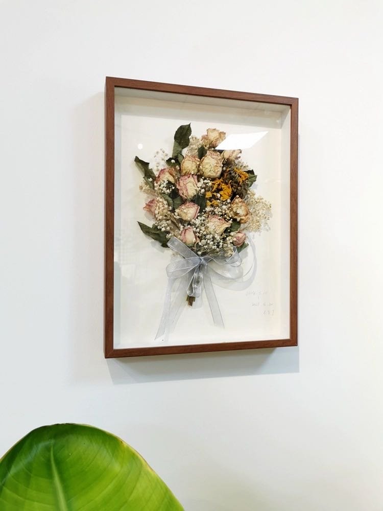 Best Selling Dried Flower DIY Display Case Wood Frame Blank Shadow Box Photo Frames