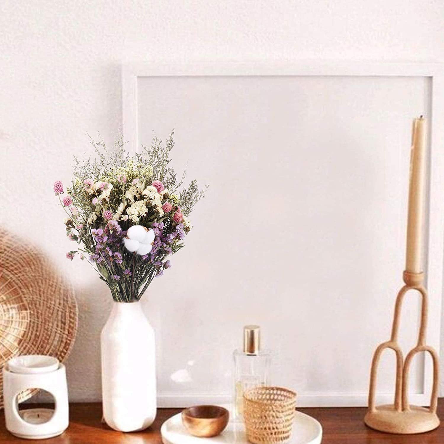 A-mazon Hot Selling Home Wedding Decoration Dried flower Bridal Bouquet Large Mini Natural Dried Flowers Bouquet