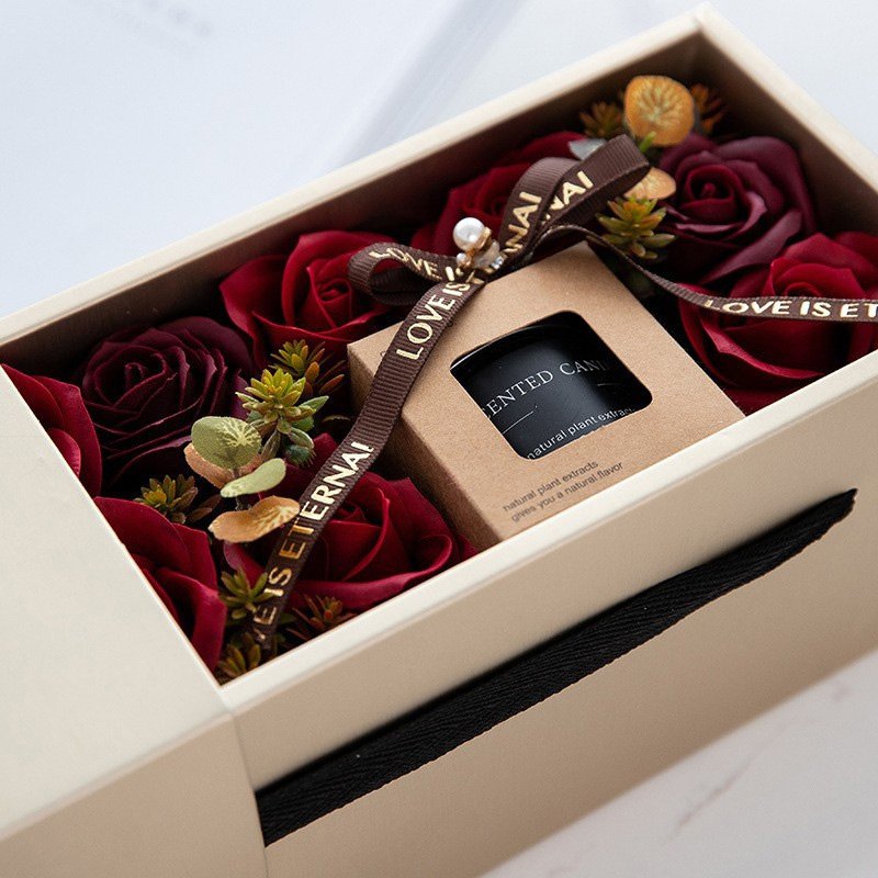 Candle Supplier Luxury Custom Private Label Aroma Aromatherapy Soy Wax Scented Candle Gift Set for Wedding Decoration Gift Box