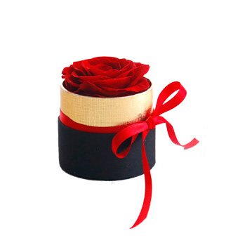 Wholesale Luxury Forever Rose Flower Long-Life Dried Real Touch Gold Box Valentine's Day Christmas Easter Home Decor
