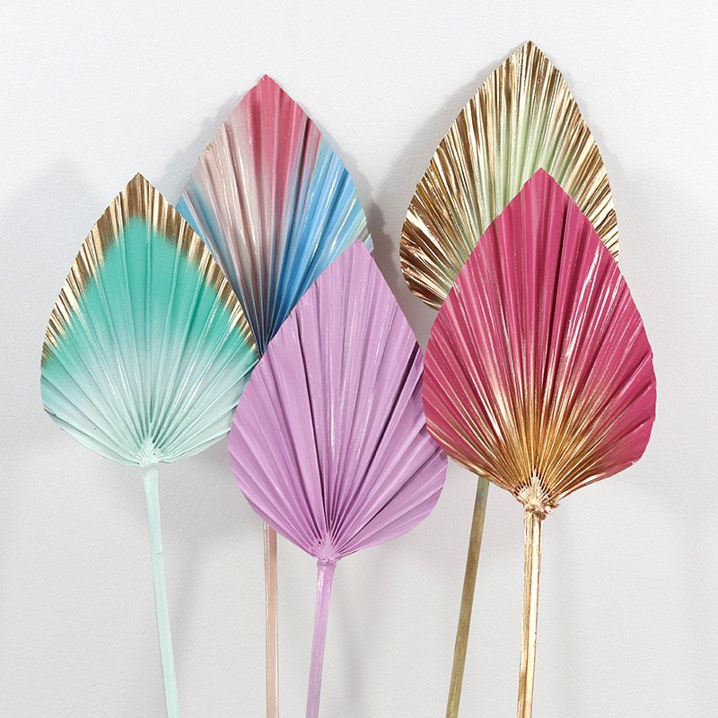 New product ideas 2024 yunnan Colorful Sun palm Dried flower bouquet home decoration wedding decoration