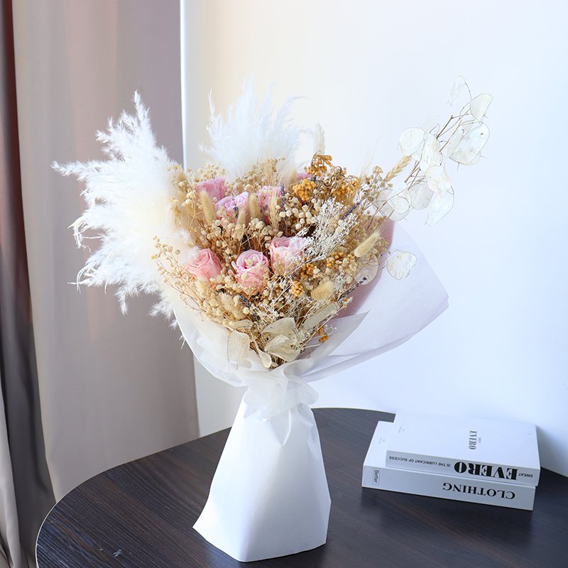 Wholesale Decoration Flowers Mixed Dry Bouquet Natural Mini Dried Flower Plants