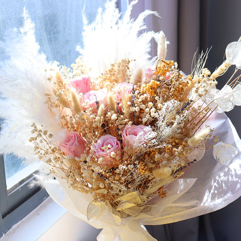Wholesale Decoration Flowers Mixed Dry Bouquet Natural Mini Dried Flower Plants
