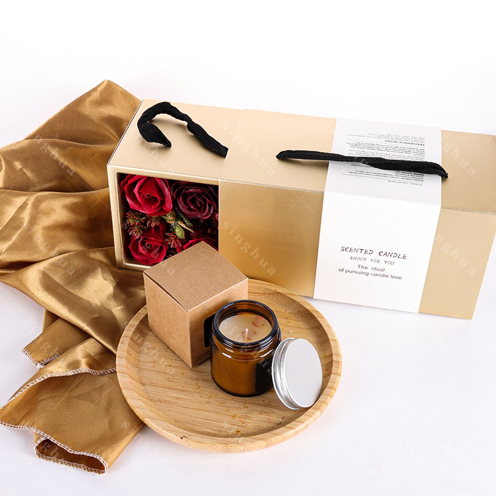 Immortal Flower Aromatherapy Candle Gift Box Valentine's Day Mother's Day Gift Birthday Gift Rose Dried Flower Bouquet