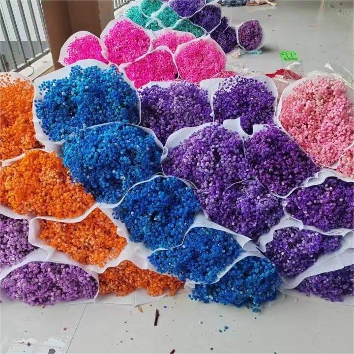 120g/430g Wholesale Home Decoration Preserved Gypsophila Dried Baby Breath Flowers for Wedding Bouquet