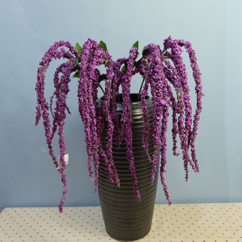High Quality Preserved Amaranthus Stems Wedding Decorations Dried Cloth Hanging Amaranthus Homes Mother's Day Wholesale Use