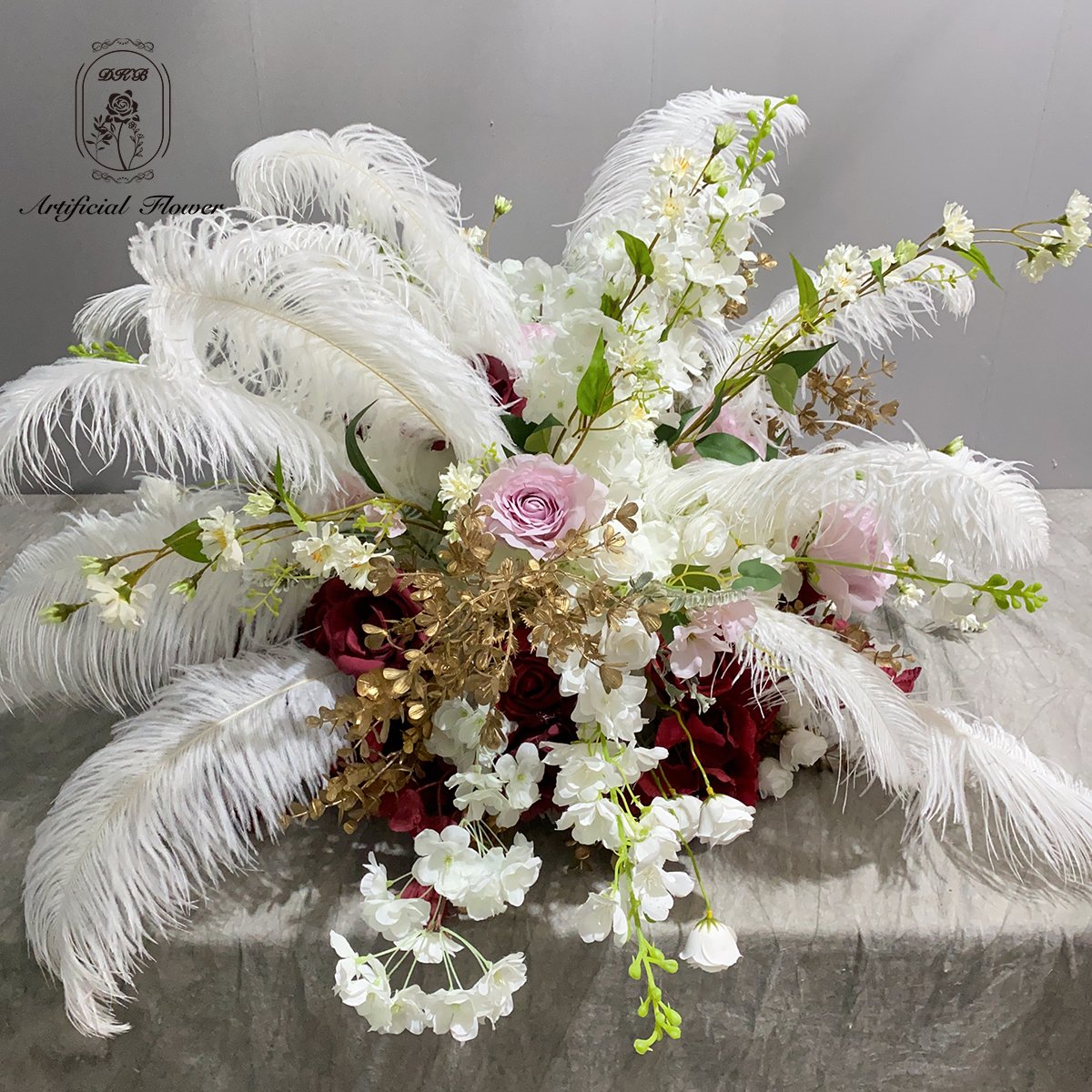 DKB Manufacturer wholesale Inches Pampas grass Eternal pampas Dried flowers Large beige pampas grass for Home decor