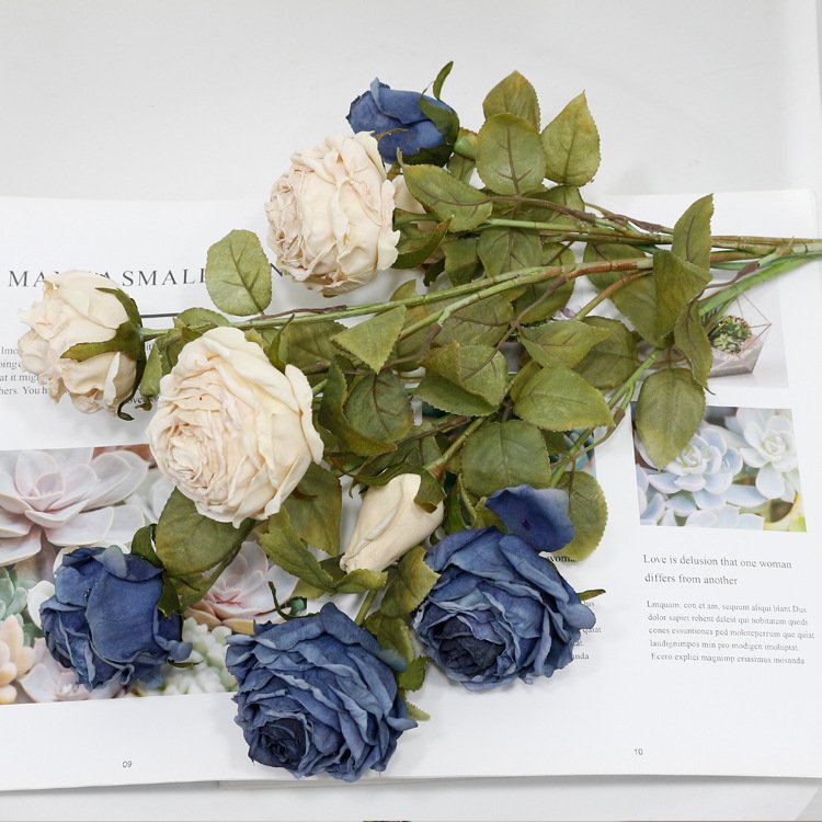 Maylos arrangement burnt edge rose manufacturers direct sales coral rose