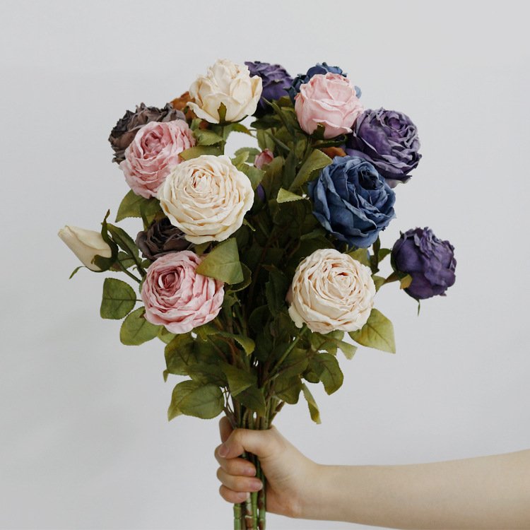 Maylos arrangement burnt edge rose manufacturers direct sales coral rose