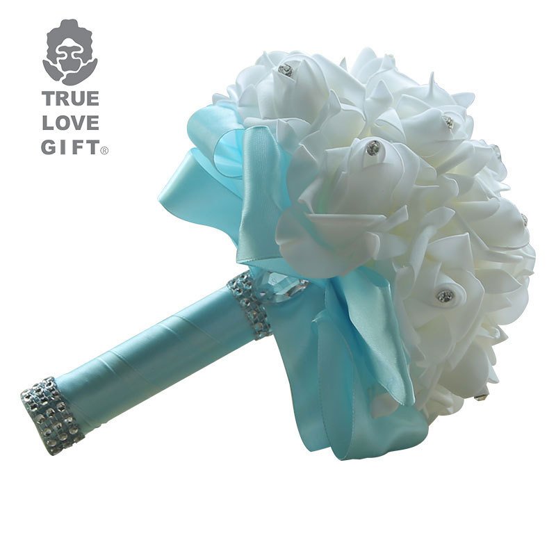 Wedding Bouquet Bride Holding Flower wedding favors Rose Wedding Simulation bouquet de mariage