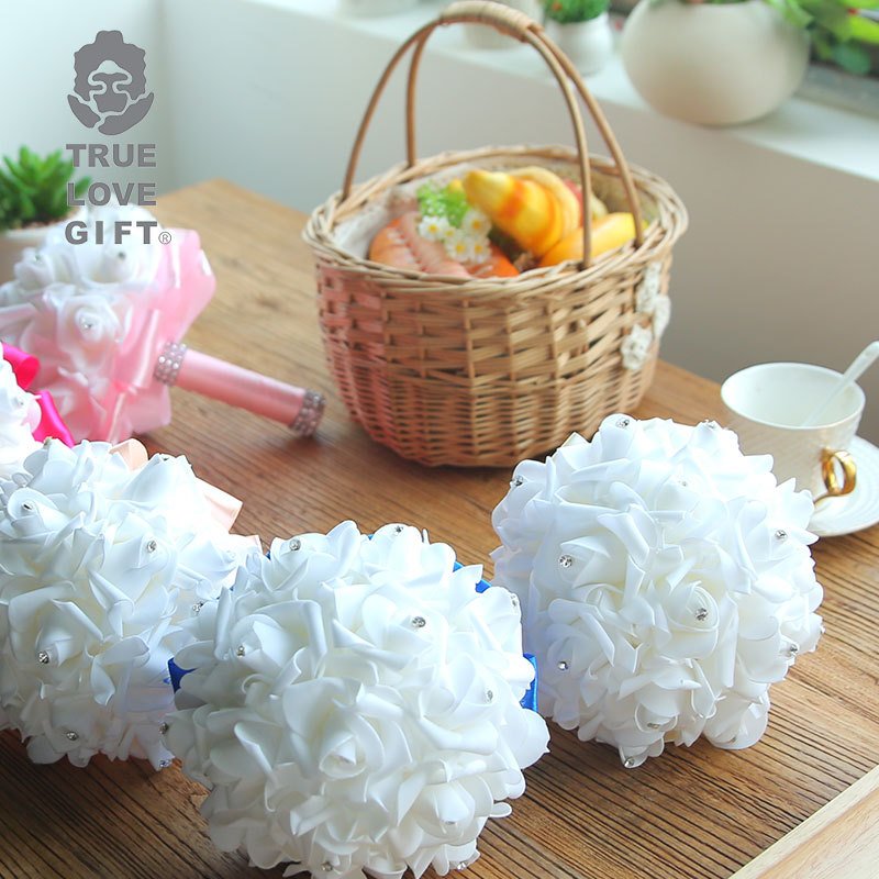 Wedding Bouquet Bride Holding Flower wedding favors Rose Wedding Simulation bouquet de mariage