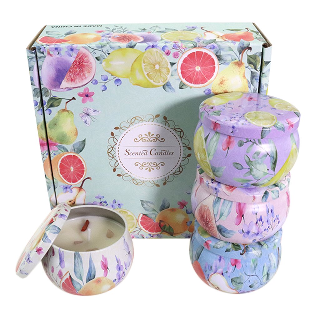 Beautiful Luxury Dried Flower Aromatherapy Candle Set Soy Wax Rose and Bowl Shape for Home Decoration Weddings and Holidays