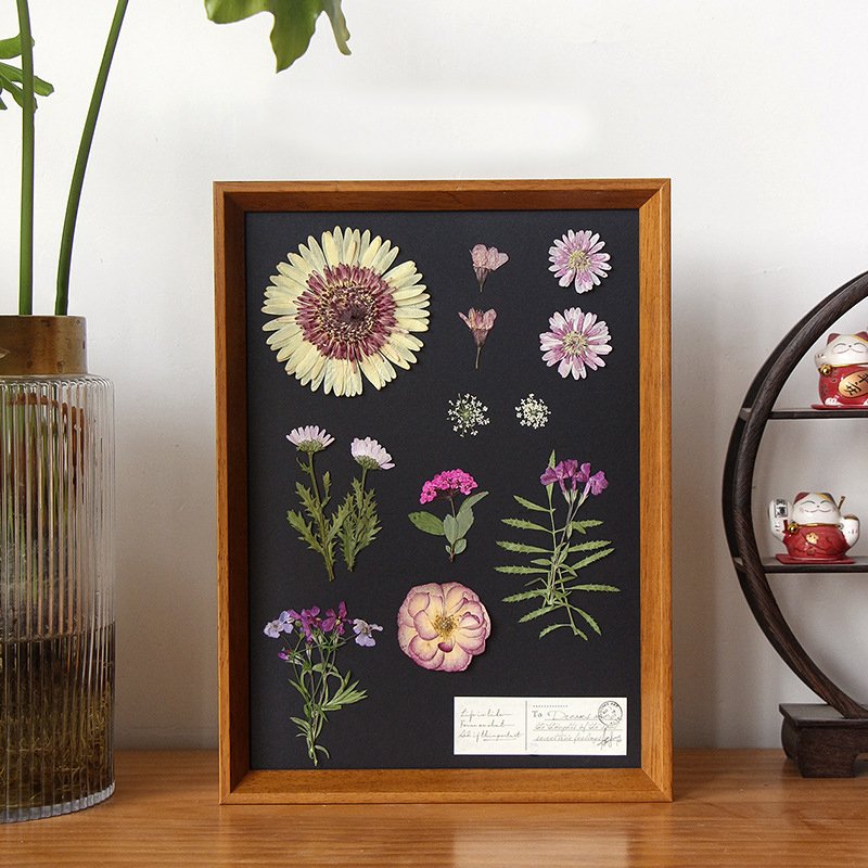 20pcs/set Mixed Real Dry Flower Set for Specimen Teaching Handmade Photo Frame Bookmark Mobile Phone Painting Package Material