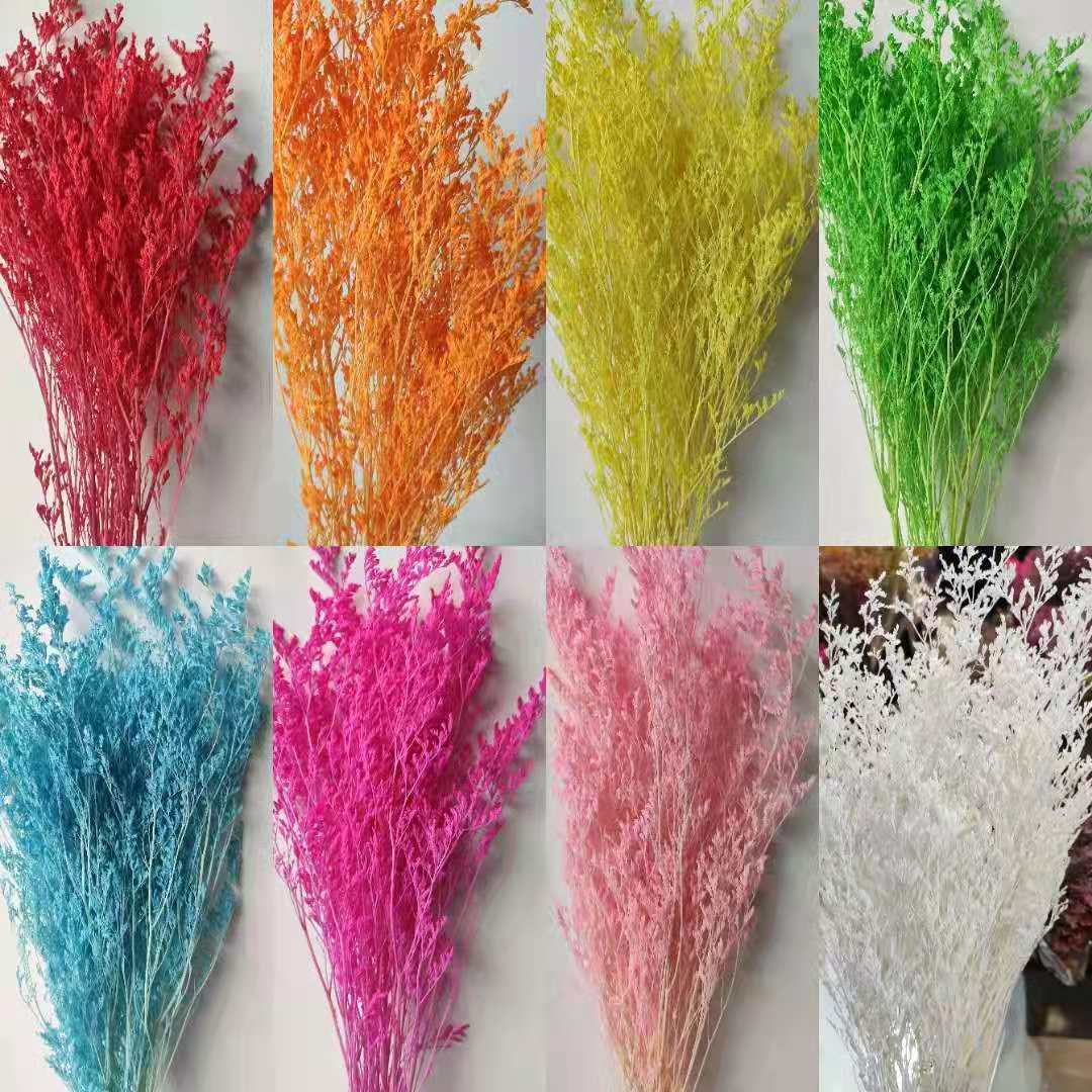Dried Flowers Valentine's Grass Limonium floral arrangements preserved misty flower