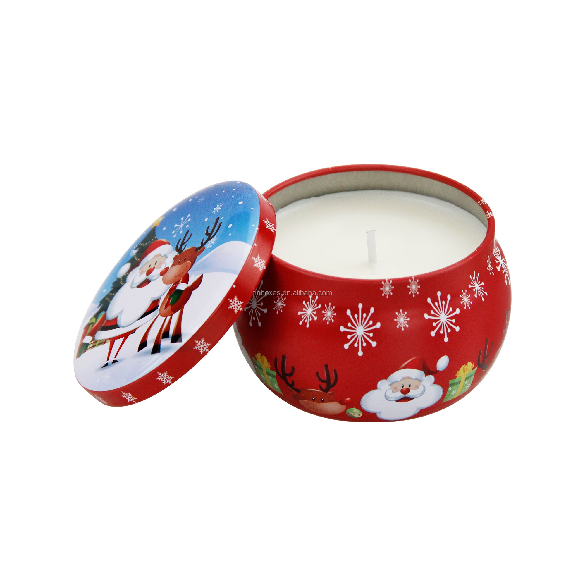 Gift Soy Wax Scented Candles Aroma Tins Jar Candle Metal Hot Sales Wholesale Luxury Origin Luxury Unique Scents Natural