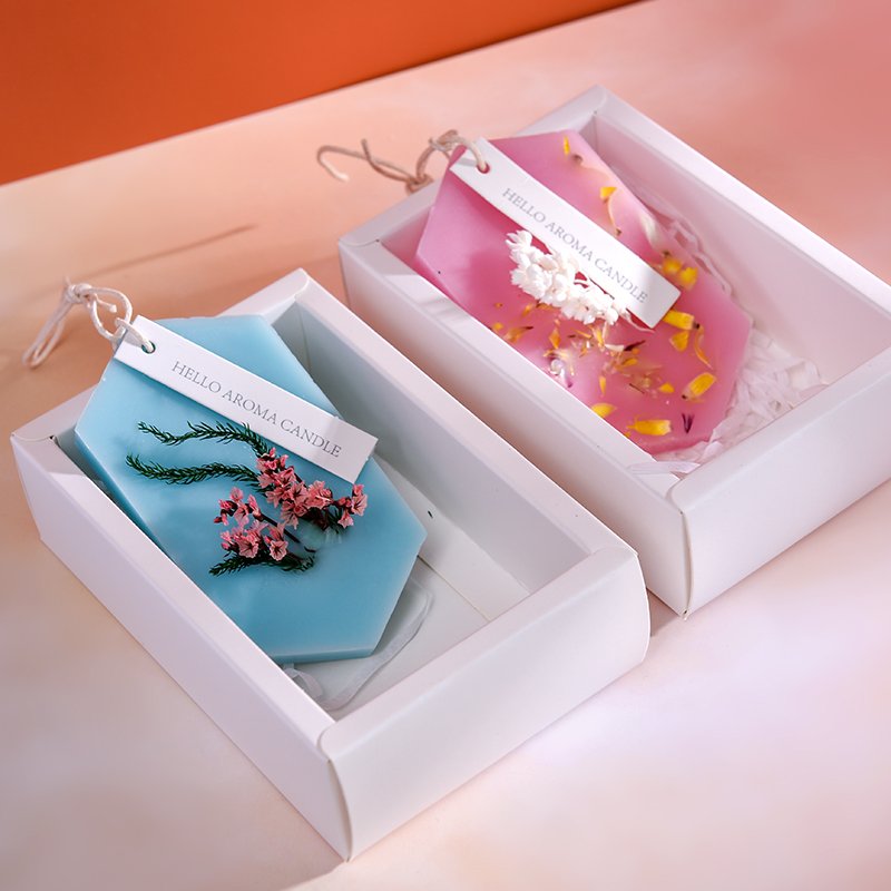 Hanging Aromatherapy Wax Tablet Car Pendant Aromatherapy Incense Candle Dried Flower Aromatherapy Wax Tablet