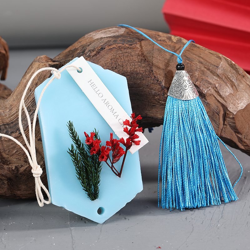 Hanging Aromatherapy Wax Tablet Car Pendant Aromatherapy Incense Candle Dried Flower Aromatherapy Wax Tablet
