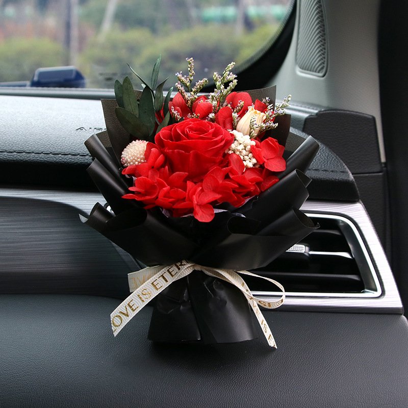 Outlet Perfume Diffuser Clip Dried Flower Bouquet Decoration Air Conditioning Car Fragrance Flower Car Aromatherapy