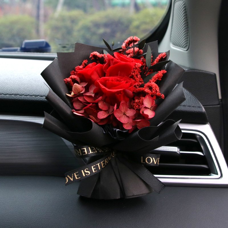 Outlet Perfume Diffuser Clip Dried Flower Bouquet Decoration Air Conditioning Car Fragrance Flower Car Aromatherapy