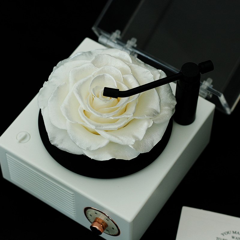 preserved red rose flowers preserved fresh rose speaker music box preserved roses flower