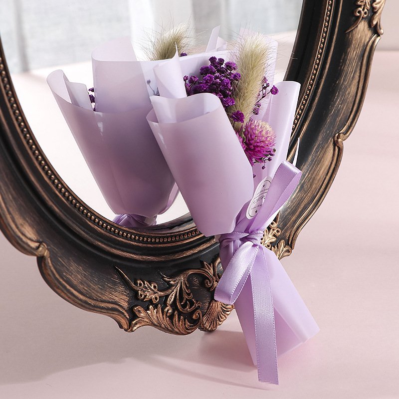 wholesale real plants natural dried flowers mini bouquet gift resin dried flowers decorative dried mini flowers