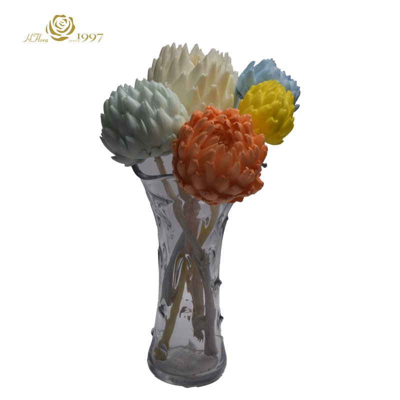 Different sizes HFloral Dried Eternal Flower Arrangement Preserved Flower Middle Size Preserved Artichoke