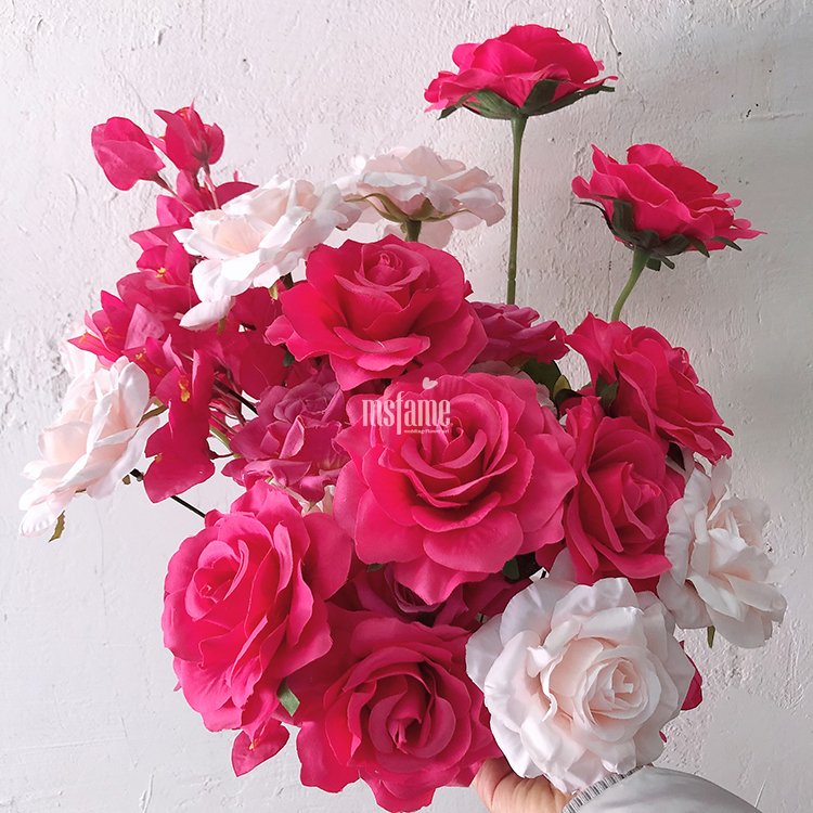 MSFAME Weeding Decorations Floral Backdrop Party Event For Photography Studio