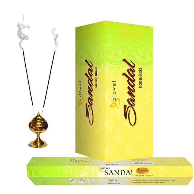 Premium Quality Incense Stick with Bamboo Stick Hexagonal Box Packing 20 Coiled Wax Plug Made from Wood Manufactured in India