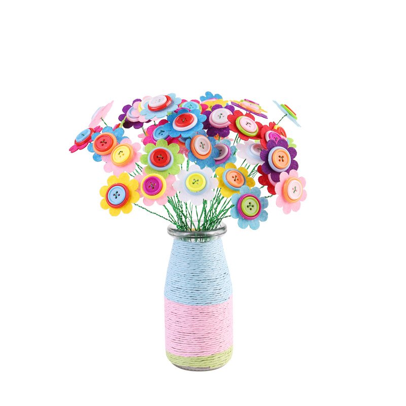 wholesale cheap Diy Bunny Bucket Felt Sewing Bag Valentine's Day Gift