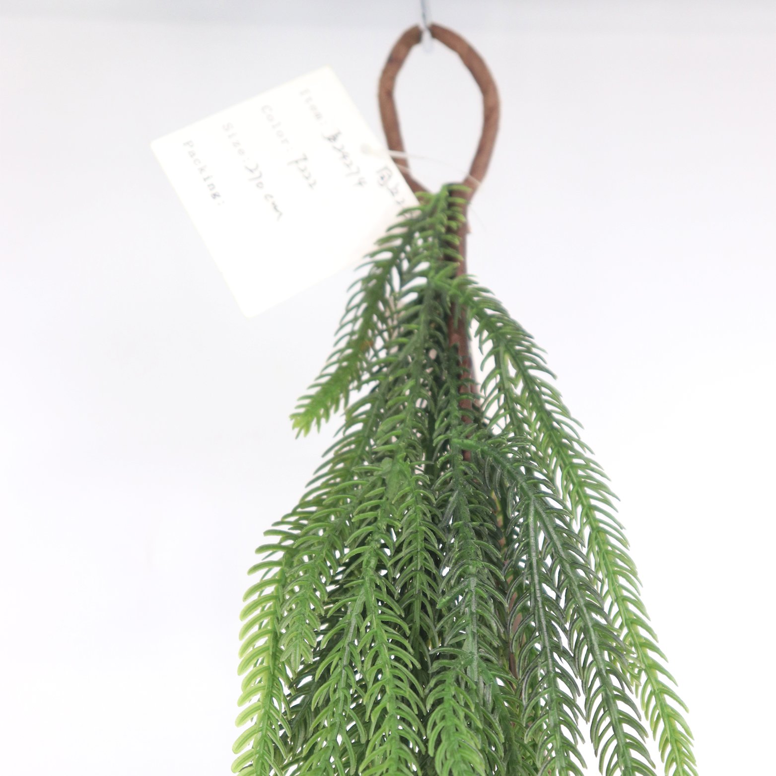 270cm Christmas Cryptomeria Fortunei Vine Wall Hanging Manufacturer Wholesale Green Preserved Plants Flowers Decoration Dried