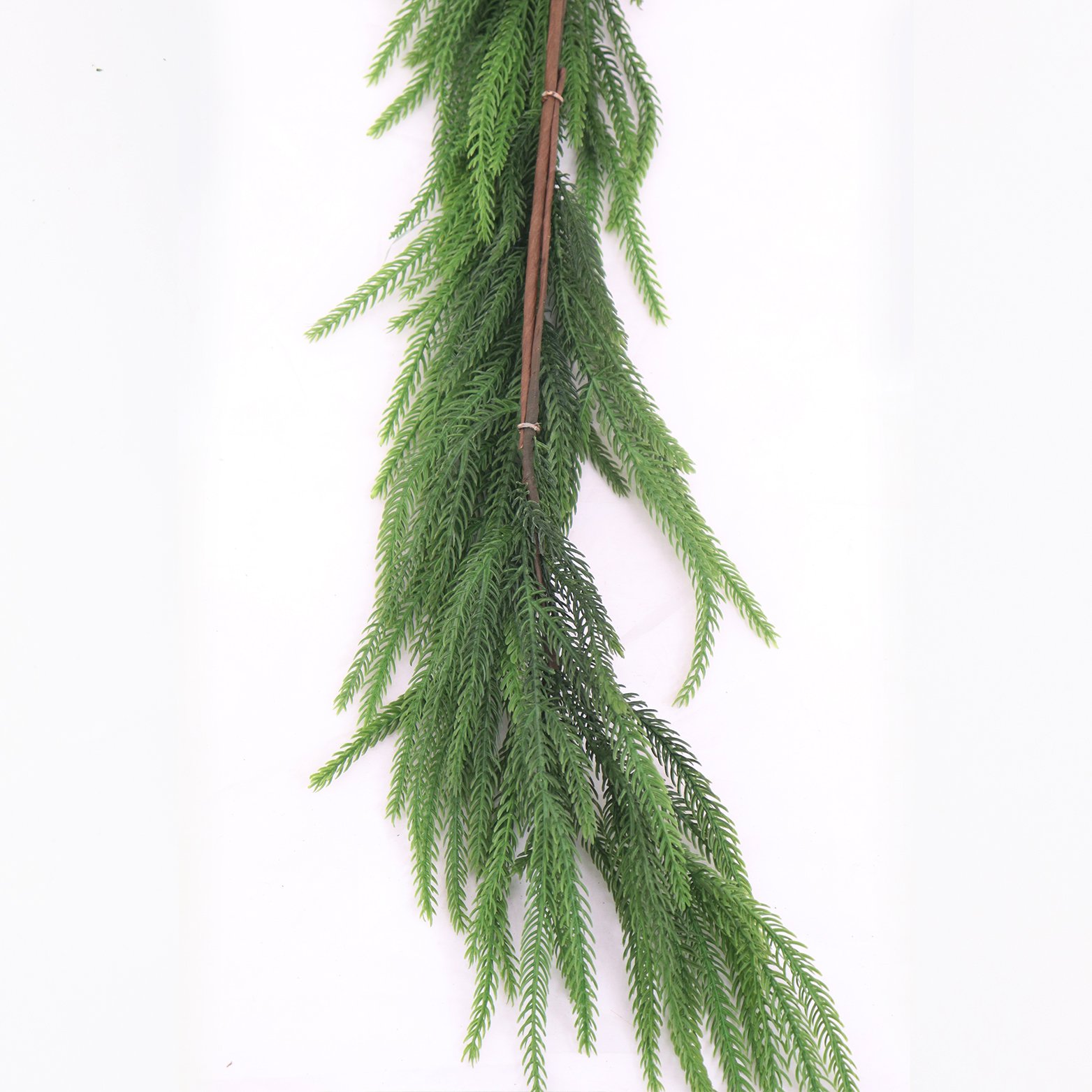 270cm Christmas Cryptomeria Fortunei Vine Wall Hanging Manufacturer Wholesale Green Preserved Plants Flowers Decoration Dried