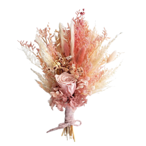 High Quality Wholesale Natural Dried Flowers Mini Bouquets for Centerpiece, Events Decor & Wedding Decoration