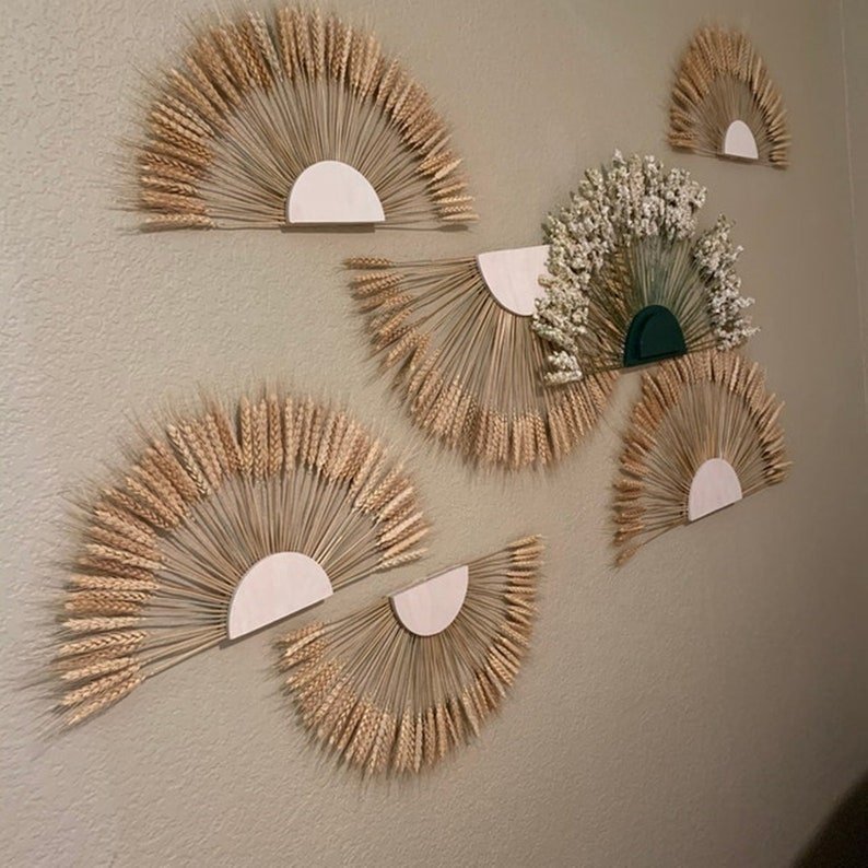 Dried Wheat Stalks for Home Decor in Floral Bouquets Arrangements Wreaths