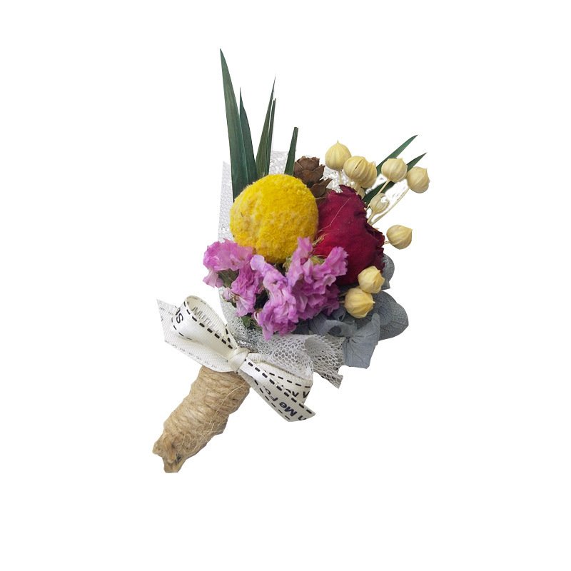 DREA hot selling preserved real flowers high quality dried real flowers bouquet for corsage decoration
