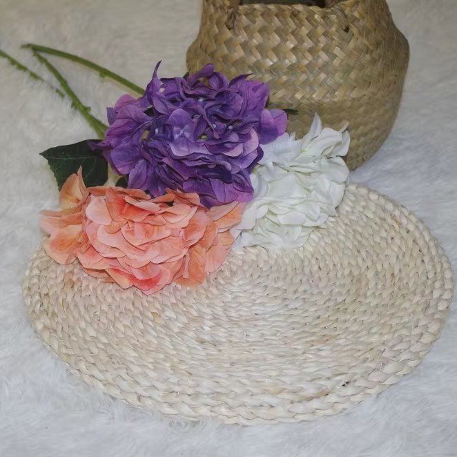 Factory Direct Price Decorative Artificial Flower Wholesale Artificial Flowers Wedding Decoration Hydrangea With 18 Petals 3d