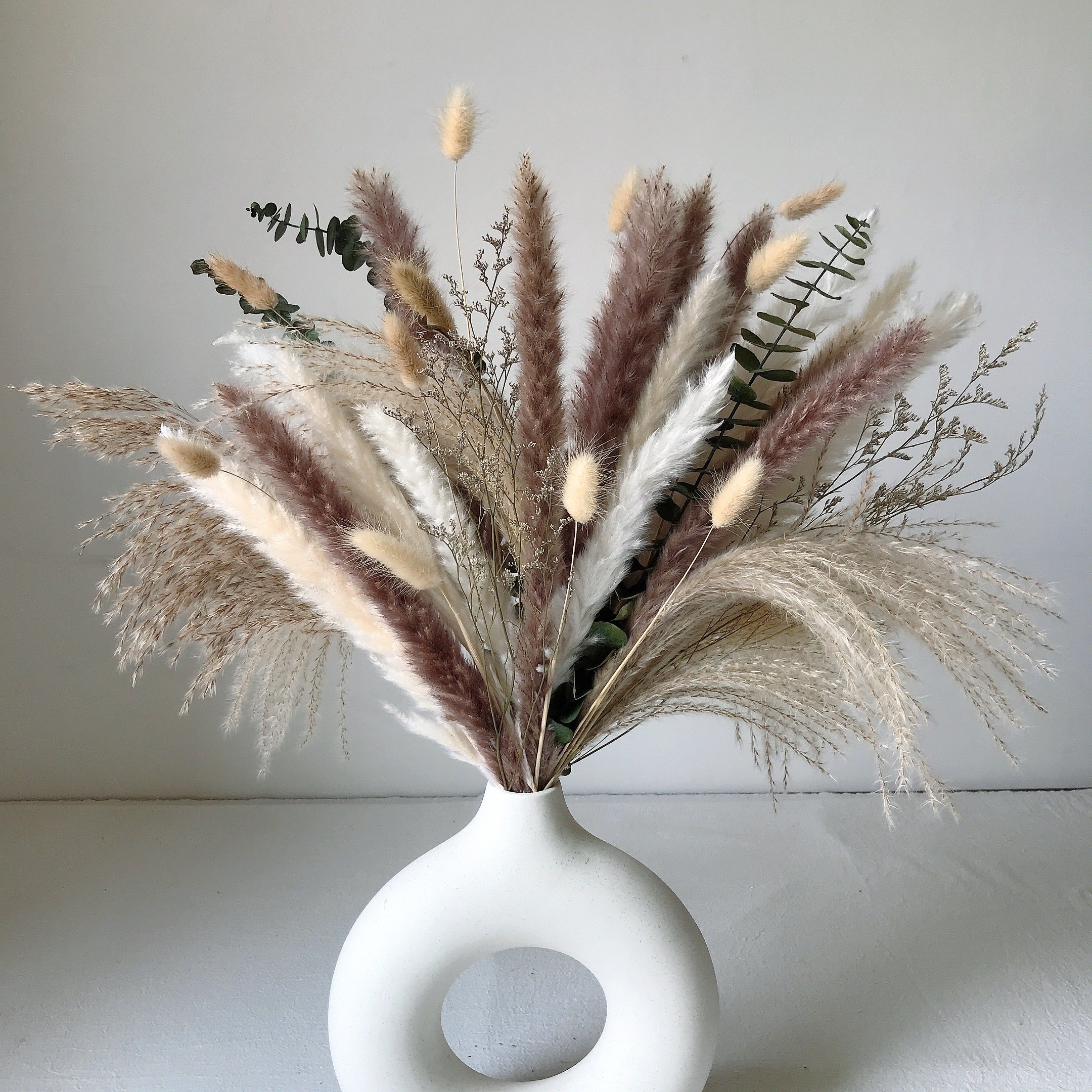 Fluffy pampas Bohemian style Perfect Wedding Home Decor Dried flower Natural Dried small Pampas Grass