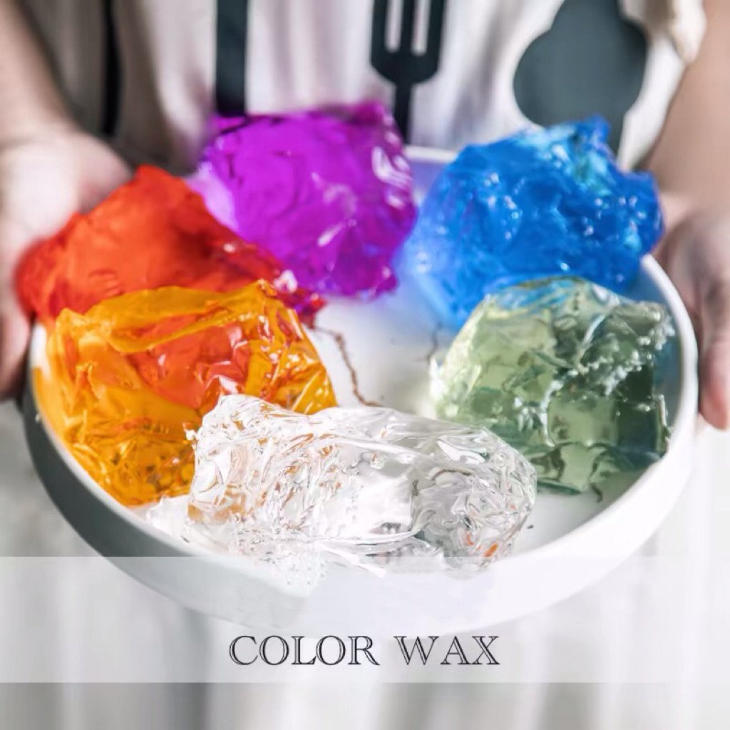 Hot selling gel candle wax, colored jelly wax, for making Christmas cup candles/molded candles