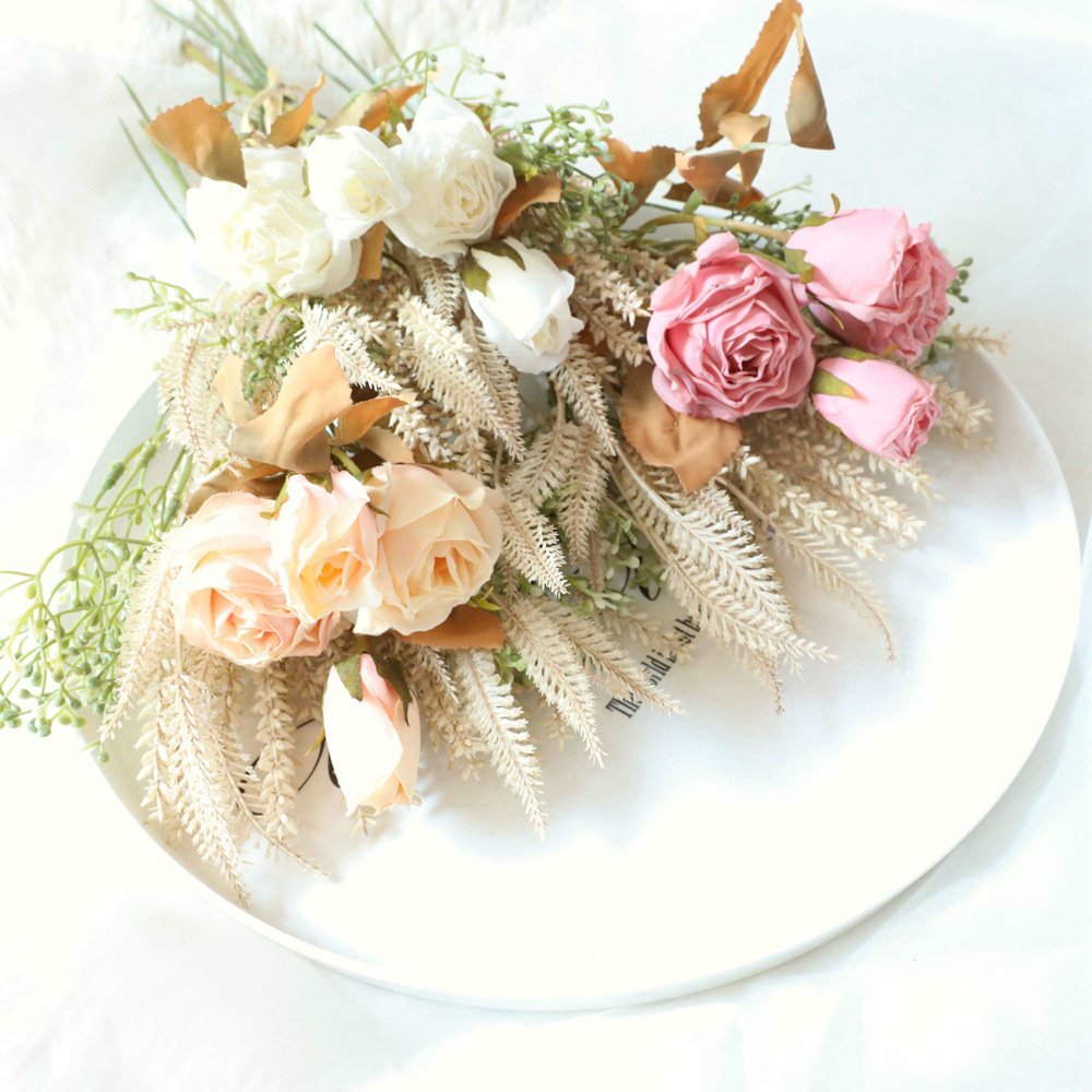 Dried flowers Rose Bouquets Home Decoration bouquet DIY Dry flower bundle