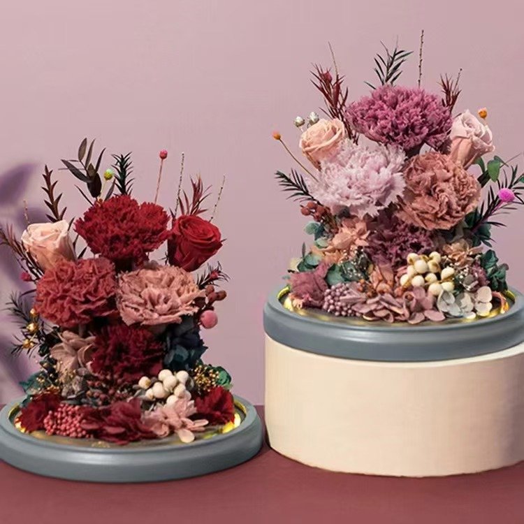 Carnations Preserved Roses Dried Flowers Birthday Gifts Employees Mother's Day Bouquets Girls Girlfriends Graduation Occasions
