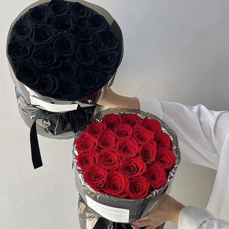 Wholesale Best Price Diablo Style Decoration Dried Eternal Rose Preserved Flower Gift Box for Valentine's Day Mother's Day