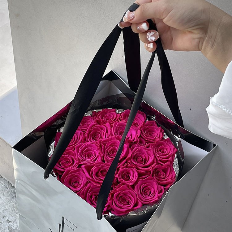 Wholesale Best Price Diablo Style Decoration Dried Eternal Rose Preserved Flower Gift Box for Valentine's Day Mother's Day