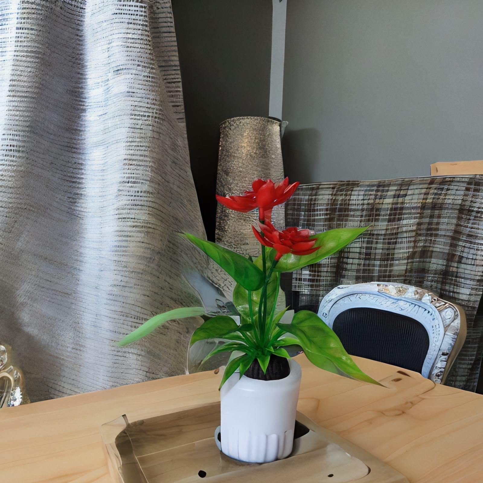 Modern artificial plastic flower bouquet tabletop decoration multi-color artificial flower plants for family wedding decoration